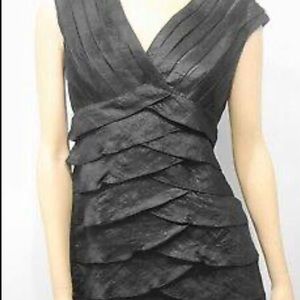 Adrianna Papell Black Cocktail Dress Size 10